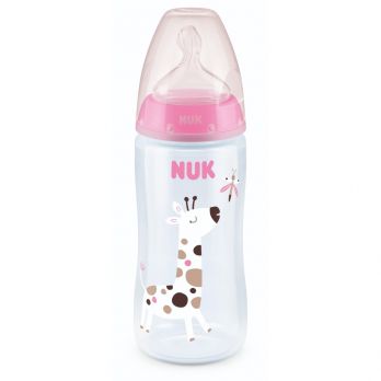 Mamadera Nuk FC+ 300ml Control Temp Cocodrilo