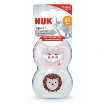Set Nuk de 2 Chupetes Space T 1