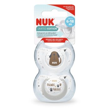 Set de 2 Chupetes Star Cats & Dogs 6-18 meses