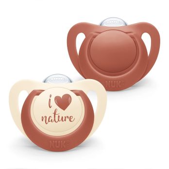 Set de 2 Chup. NUK for NATURE 6-18 meses